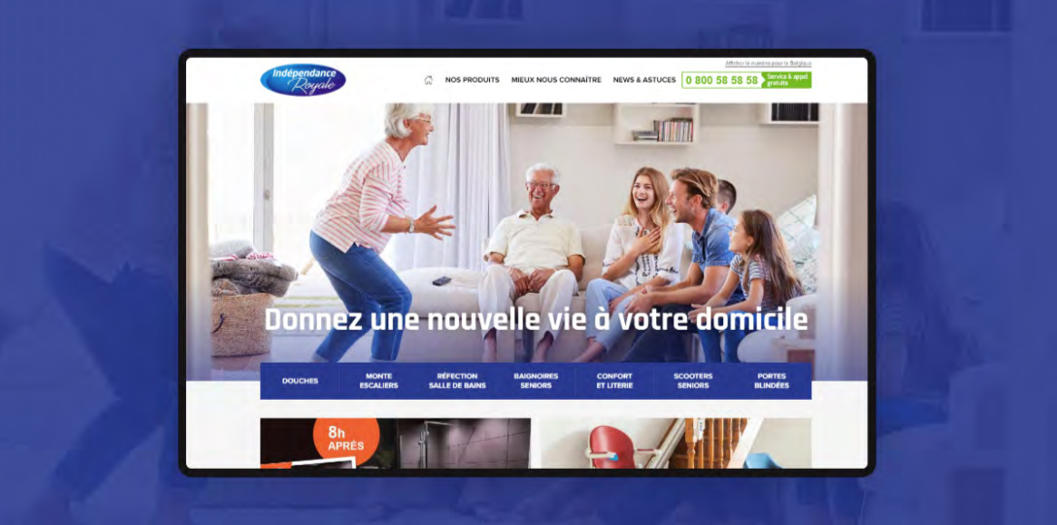 site Internet vente produits Seniors