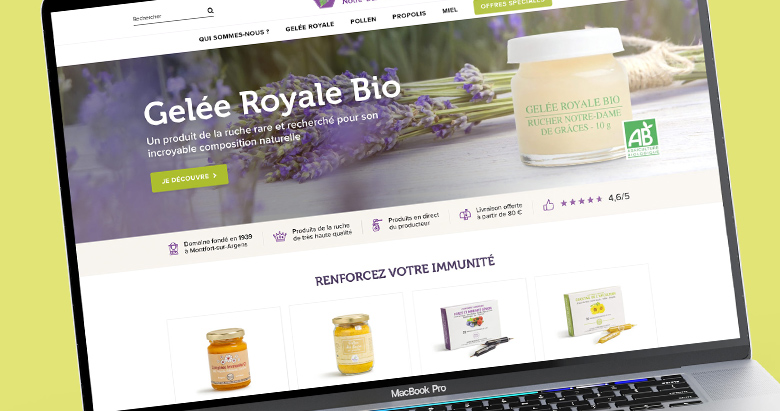 site e-commerce food seniors